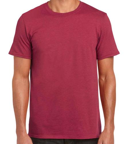 Gildan SoftStyle T - Ant. cherry red - L